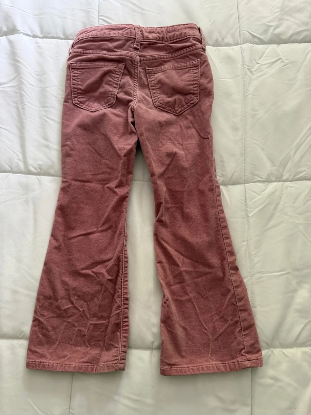 Gap Kids ’70s Flare High Rise Pants – Dusty Rose Pink